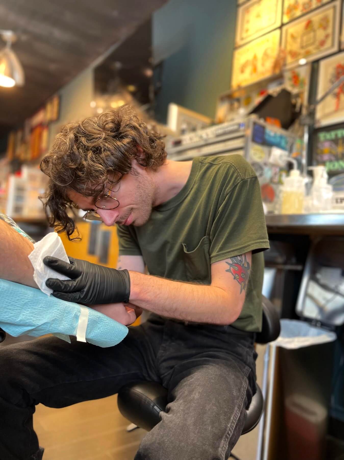 Portrait of Jonny Coker, tattoo artist